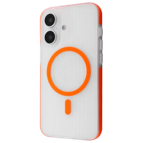 Husă pentru smartphone Apple iPhone 17  Proove / MagSafe Back / TPU / Orange Transparent photo 1