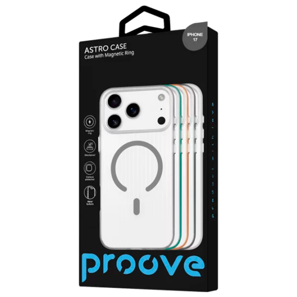 Husă pentru smartphone Apple iPhone 17  Proove / MagSafe Back / TPU / Orange Transparent photo 2