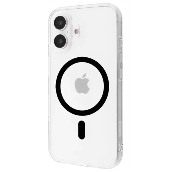 Чехол для смартфона Apple iPhone 17  Proove / MagSafe Back / ТПУ / Черный Прозрачный photo 1