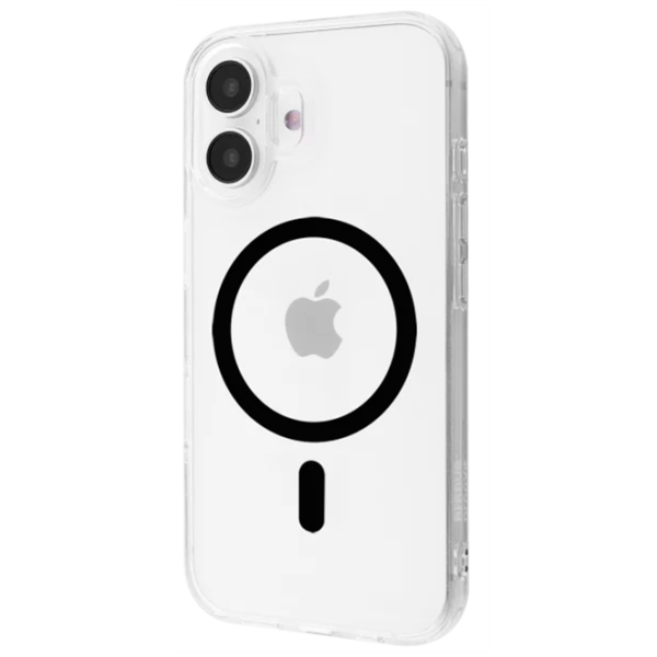 Чехол для смартфона Apple iPhone 17  Proove / MagSafe Back / ТПУ / Черный Прозрачный photo 1