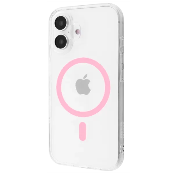 Husă pentru smartphone Apple iPhone 17  Proove / MagSafe Back / TPU / Pink Transparent photo 1