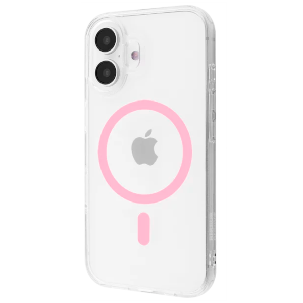 Husă pentru smartphone Apple iPhone 17  Proove / MagSafe Back / TPU / Pink Transparent photo 1