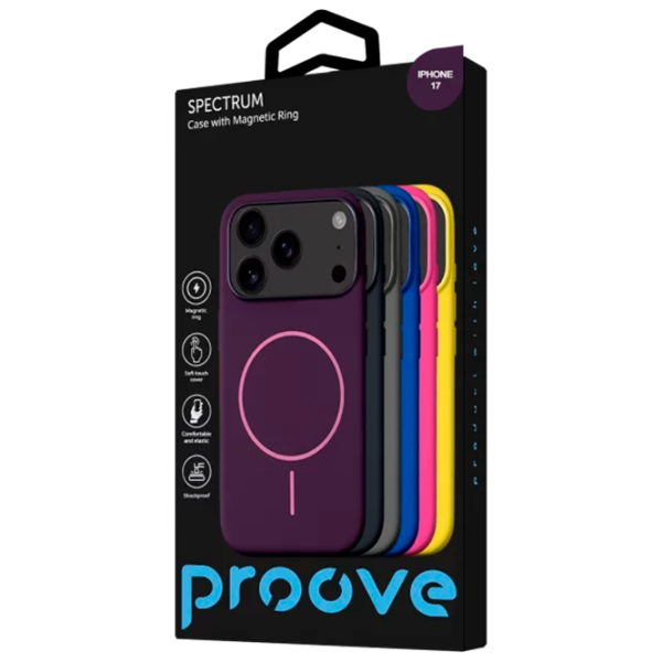 Чехол для смартфона Apple iPhone 17  Proove / MagSafe Back / ТПУ / Розовый photo 3