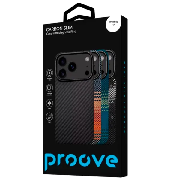 Чехол для смартфона Apple iPhone 17  Proove / MagSafe / Силикон / Угольный Черный photo 2