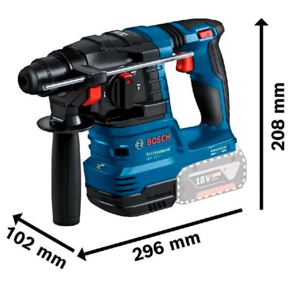 Ciocan rotopercutor Bosch GBH 185-LI  / Blue photo 2