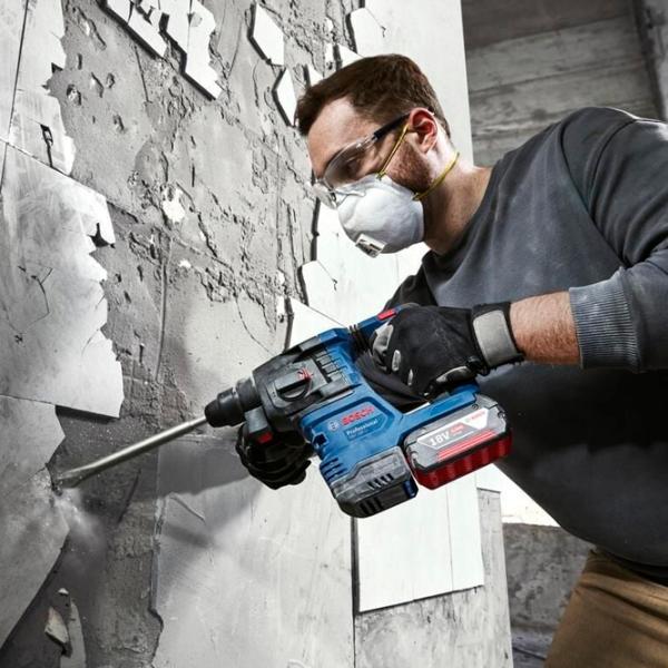 Ciocan rotopercutor Bosch GBH 185-LI  / Blue photo 4