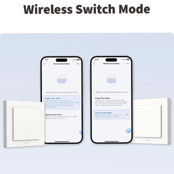 Controller inteligent Aqara Light Switch H2 White photo 3