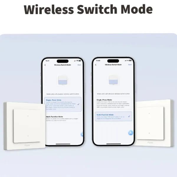 Controller inteligent Aqara Light Switch H2 White photo 5