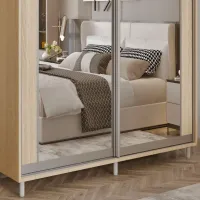 Гардероб Раздвижной Mobildor-Lux ARON S 1100 K2 3025 110 x 60см x 220 / ЛДСП / Дуб Сонома photo 4