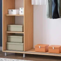 Dulap pentru haine Glisant Mobildor-Lux Aron P 1900 K2 3025 190 x 60 x 220 / DSP / Stejar Sonoma photo 11