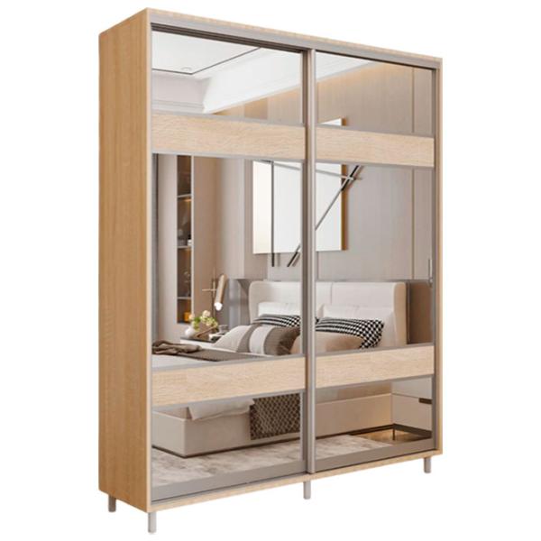 Dulap pentru haine Glisant Mobildor-Lux ARON P 1800 K3 3025 180 x 60 x 220 / DSP / Stejar Sonoma photo 1 Dulap pentru haine Glisant Mobildor-Lux ARON P 1800 K3 3025 180 x 60 x 220 / DSP / Stejar Sonoma photo 1