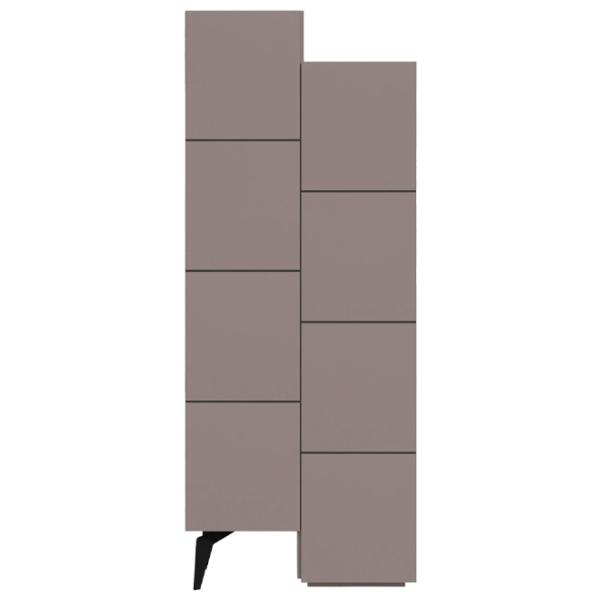 Dulap Showdeko Stair Multipurpose Cabinet 62.2 x 37.4 x 156 / PAL / Mokka photo 1 Dulap Showdeko Stair Multipurpose Cabinet 62.2 x 37.4 x 156 / PAL / Mokka photo 1