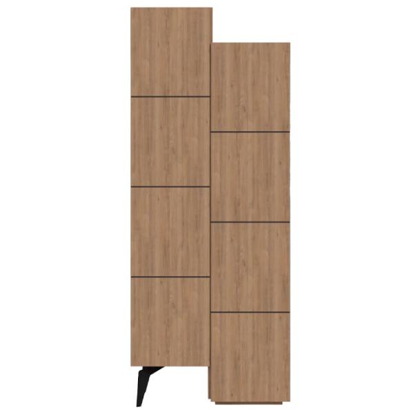 Dulap Showdeko Stair Multipurpose Cabinet 62.2 x 37.4 x 156 / PAL / Stejar photo 1 Dulap Showdeko Stair Multipurpose Cabinet 62.2 x 37.4 x 156 / PAL / Stejar photo 1