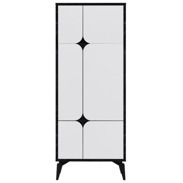 Шкаф Showdeko Spark 60 x 35.6см x 151 / ЛДСП / Black photo 1 Шкаф Showdeko Spark 60 x 35.6см x 151 / ЛДСП / Black photo 1