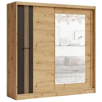 Dulap Fadome Molto 200 x 59 x 215 / PAL / Stejar artizan