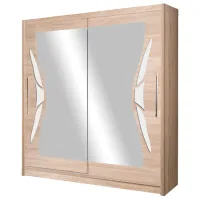 Шкаф Fadome Dome DO8-20 200 x 58см x 216 / ДСП / Дуб cонома