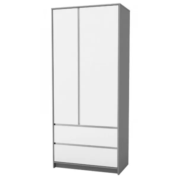 Шкаф Veres Bern 90 x 50.3см x 207.1 / ДСП / Серый photo 1