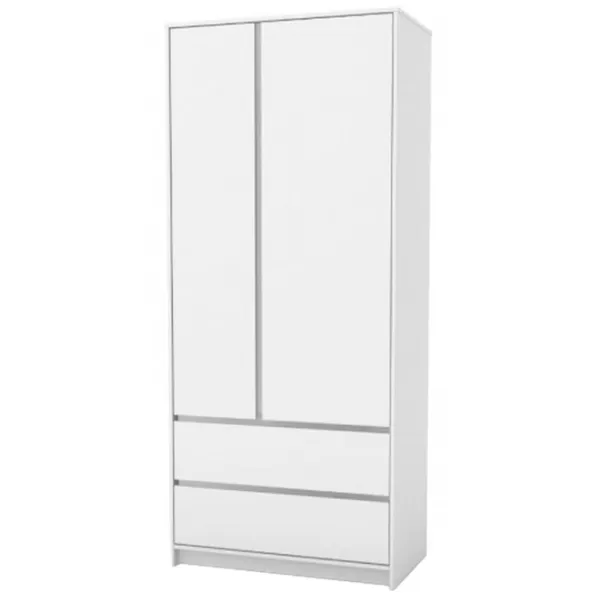 Шкаф Veres Bern 90 x 50.3см x 207.1 / ДСП / White photo 1