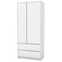 Шкаф Veres Bern 90 x 50.3см x 207.1 / ДСП / White