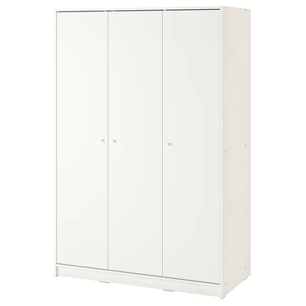 Шкаф Ikea Kleppstad 117 x 55см x 176 / ДСП / White photo 1