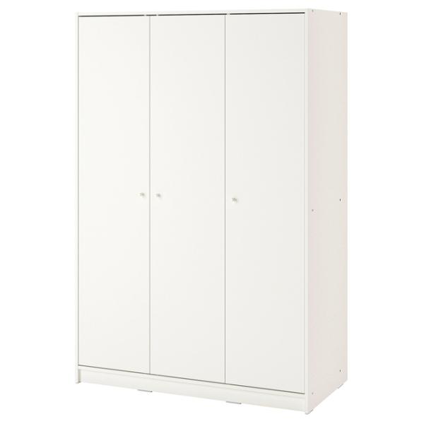 Шкаф Ikea Kleppstad 117 x 55см x 176 / ДСП / White photo 1