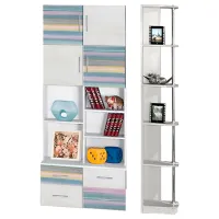 Шкаф Modern Fantasy 115 x 39см x 200 / ЛДСП / Alaska