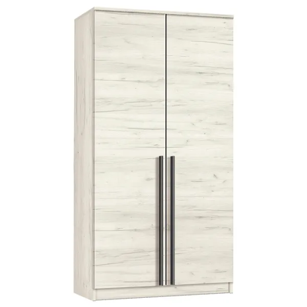 Dulap Modern Kenon 100 x 50 x 210 / DSP / Stejar Craft Alb photo 1