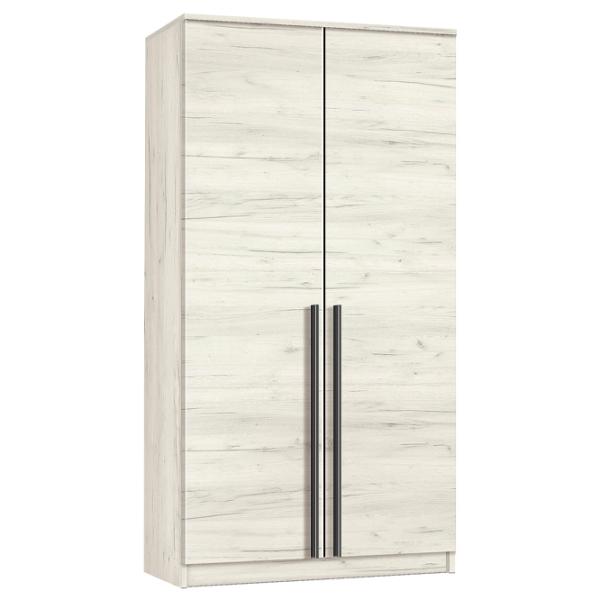 Dulap Modern Kenon 100 x 50 x 210 / DSP / Stejar Craft Alb photo 1