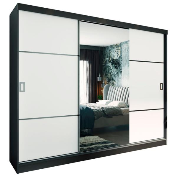 Шкаф Prime Furniture Retro 3 200 x 59см x 205 / ЛДСП / Чёрный photo 1 Шкаф Prime Furniture Retro 3 200 x 59см x 205 / ЛДСП / Чёрный photo 1