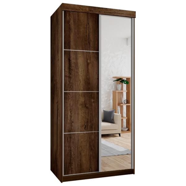 Шкаф Prime Furniture Top 23 Plus 100 100 x 62см x 200 / ЛДСП / Пепельно темный photo 1 Шкаф Prime Furniture Top 23 Plus 100 100 x 62см x 200 / ЛДСП / Пепельно темный photo 1