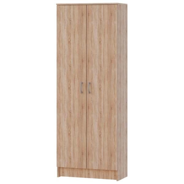 Dulap Haaus Flint 2U 70 x 32 x 195.6 / PAL / Stejar Sonoma photo 1