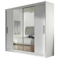Шкаф Space Meble Bega II 180 x 58см x 215 / ЛДСП / White