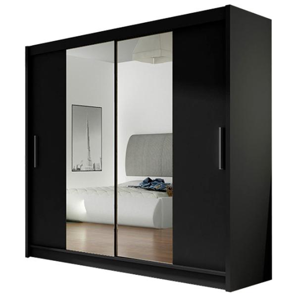 Dulap Space Meble Bega II 180 x 58 x 215 / PAL / Black photo 1