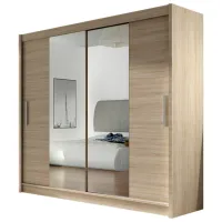 Шкаф Space Meble Bega II 180 x 58см x 215 / ЛДСП / Дуб Сонома