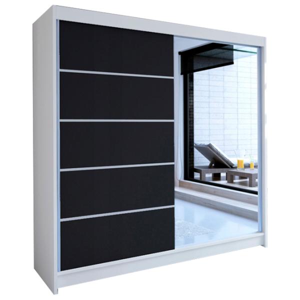 Dulap Space Meble Talin III 180 x 58 x 215 / PAL / White photo 1 Dulap Space Meble Talin III 180 x 58 x 215 / PAL / White photo 1