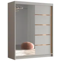 Шкаф Space Meble Flavio III 58 x 150см x 200 / ЛДСП / Кашемир