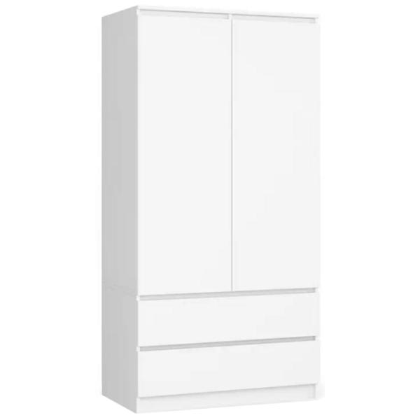 Dulap Akord S90 2D2SZ 90 x 51 x 180 / PAL / White photo 1
