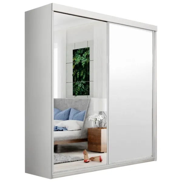 Шкаф Prime Furniture Top 23 150 x 62см x 200 / ЛДСП / White photo 1 Шкаф Prime Furniture Top 23 150 x 62см x 200 / ЛДСП / White photo 1