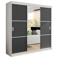 Шкаф Prime Furniture Bill 3 200 x 59см x 205 / ЛДСП / White