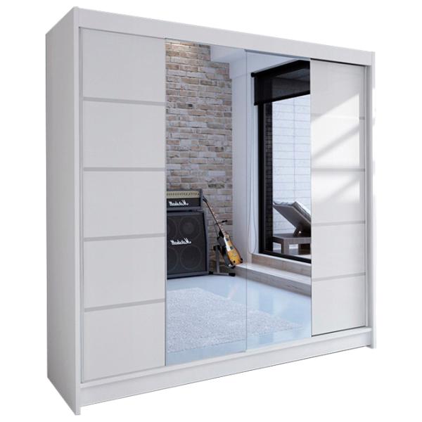 Шкаф Space Meble Talin V 180 x 58см x 215 / ЛДСП / White photo 1