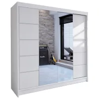 Шкаф Space Meble Talin V 180 x 58см x 215 / ЛДСП / White