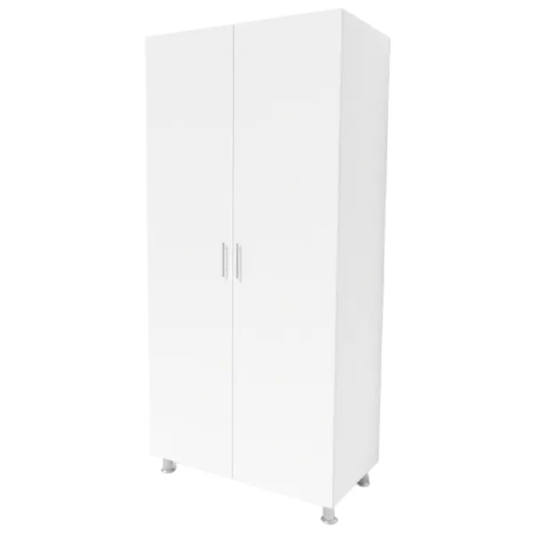 Шкаф Smartex N1 100 x 52см x 206 / ДСП / White photo 1