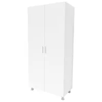 Шкаф Smartex N1 100 x 52см x 206 / ДСП / White