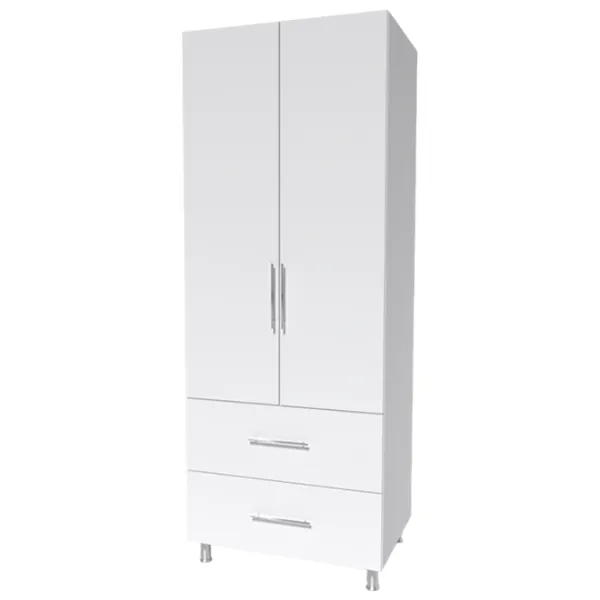Шкаф Smartex N10  80 x 57см x 210 / ДСП / White photo 1