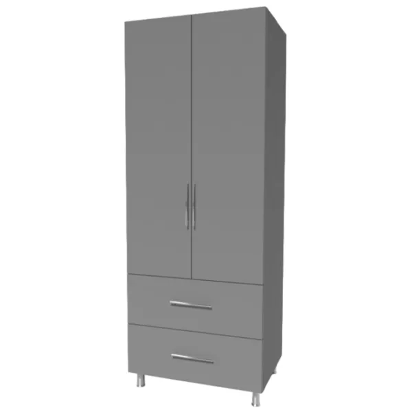 Шкаф Smartex N10  120 x 57см x 210 / ДСП / Графитовый photo 1 Шкаф Smartex N10  120 x 57см x 210 / ДСП / Графитовый photo 1