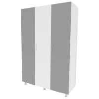 Шкаф Smartex N3 140 x 52см x 208 / ЛДСП / White