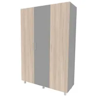 Шкаф Smartex N3 140 x 52см x 208 / ЛДСП / Графитовый