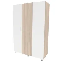 Шкаф Smartex N3 180 x 52см x 208 / ЛДСП / Дуб светлый