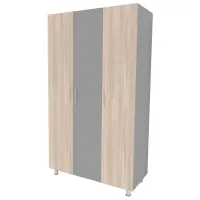 Шкаф Smartex N3 120 x 52см x 208 / ЛДСП / Графитовый