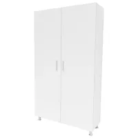 Шкаф Smartex N4 120 x 40см x 208 / ДСП / White